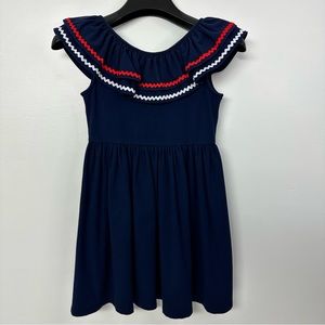 Janie and Jack Girls Navy Dress Size 6